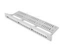 Patch Panel Pusty 24 Port 1U 19" Z Organizerem Do Modułów Keystone Lanberg Szary