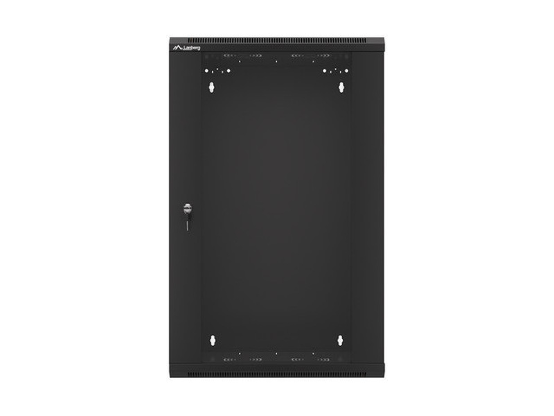 Zdjęcie produktu: Lanberg Szafa Instalacyjna Rack Wisząca 19" 18u 570x600 Szybki Montaż Czarna (Flat Pack)
