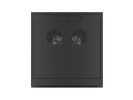 Miniatura zdjęcia: Lanberg Szafa Instalacyjna Rack Wisząca 19" 18u 570x600 Szybki Montaż Czarna (Flat Pack)