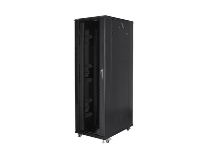 Miniatura produktu: Szafa Instalacyjna Rack Stojąca 19" 42U 800x1200 Czarna (Flat Pack) Lanberg