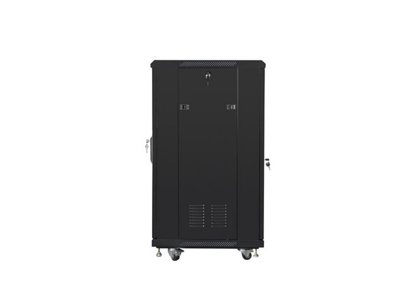 Zdjęcie produktu: Szafa Instalacyjna Rack Stojąca 19" 22U 600x600 Czarna (Flat Pack) Lanberg