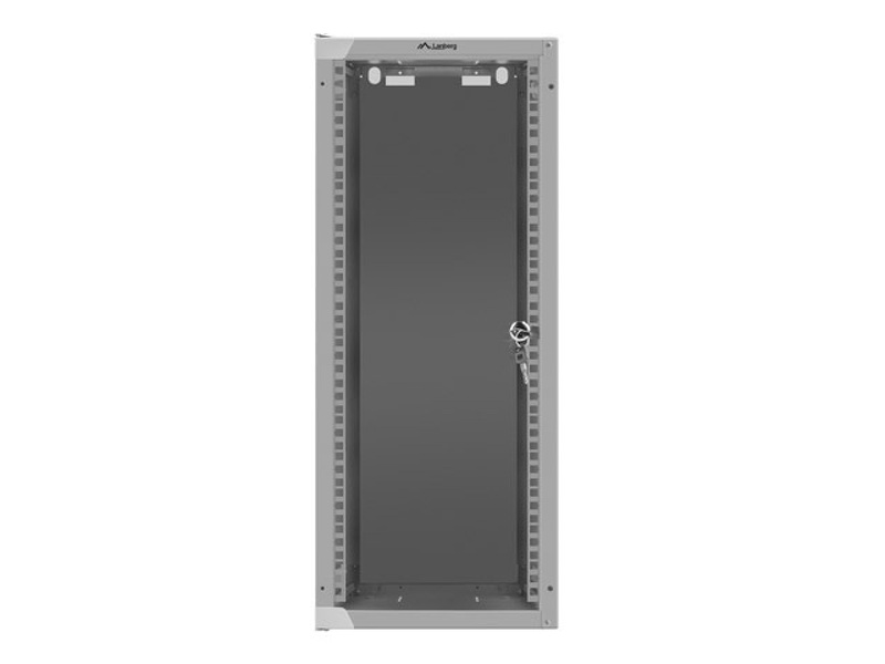 Zdjęcie produktu: Lanberg Szafa Instalacyjna Rack Wisząca 10" 15u 280x310 Szara Drzwi Szklane (Flat Pack)