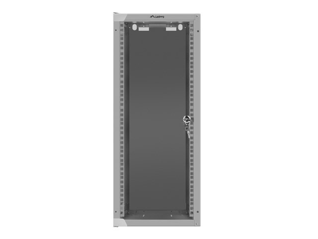 Lanberg Szafa Instalacyjna Rack Wisząca 10" 15u 280x310 Szara Drzwi Szklane (Flat Pack)