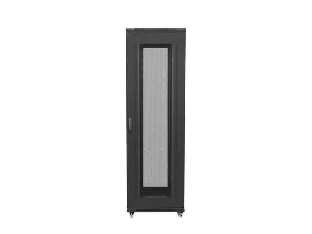 Szafa Instalacyjna Rack Stojąca 19" 42U 800x800 Czarna Drzwi Perforowane (Flat Pack) Lanberg Szafa Instalacyjna Rack Stojąca 19" 42U 800x800 Czarna Drzwi Perforowane (Flat Pack) Lanberg