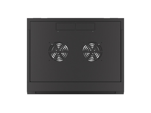 Lanberg Szafa Instalacyjna Rack Wisząca 19" 4u 570x450 Szybki Montaż Czarna (Flat Pack)