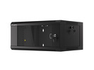 Miniatura zdjęcia: Lanberg Szafa Instalacyjna Rack Wisząca 19" 4u 570x450 Szybki Montaż Czarna (Flat Pack)