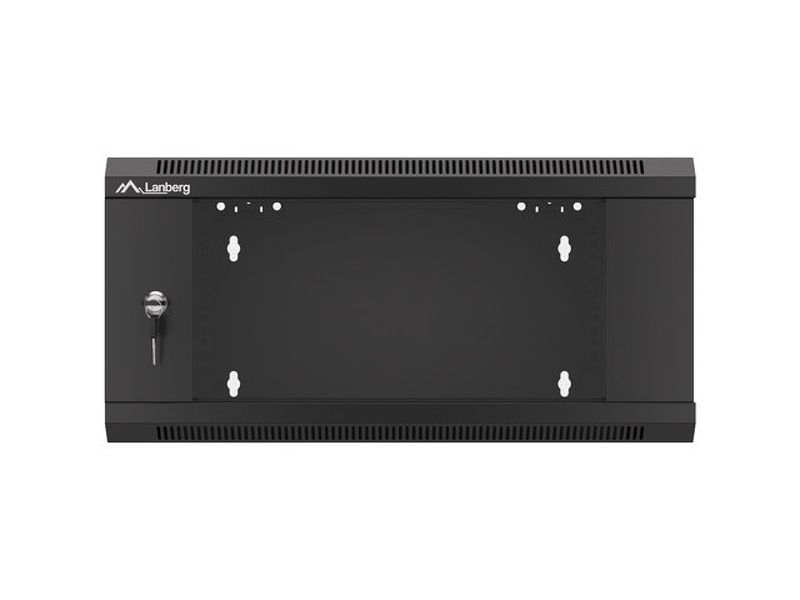Zdjęcie produktu: Szafa Instalacyjna Rack Wisząca 19" 4U 570x600 Szybki Montaż Czarna Lanberg (Flat Pack)