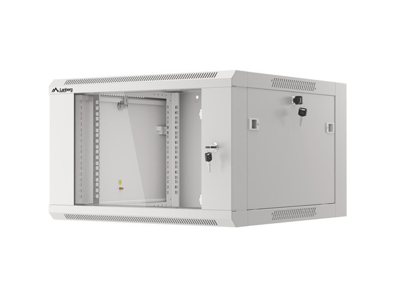 Zdjęcie produktu: Lanberg Szafa Instalacyjna Rack Wisząca 19" 6u 570x600 Szybki Montaż Szara (Flat Pack)