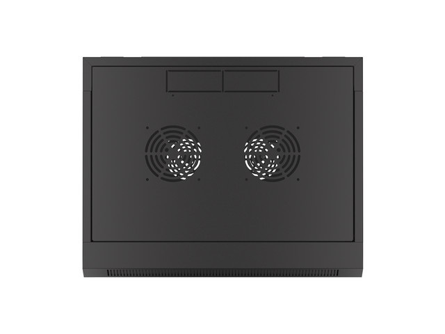 Lanberg Szafa Instalacyjna Rack Wisząca 19" 15u 570x450 Szybki Montaż Czarna (Flat Pack)