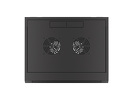 Miniatura zdjęcia: Lanberg Szafa Instalacyjna Rack Wisząca 19" 15u 570x450 Szybki Montaż Czarna (Flat Pack)