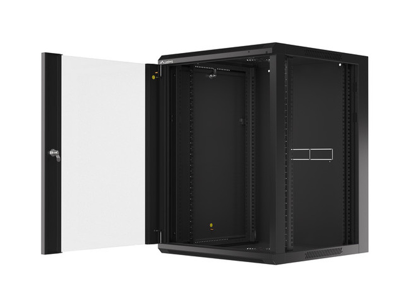 Zdjęcie produktu: Lanberg Szafa Instalacyjna Rack Wisząca 19" 15u 570x600 Szybki Montaż Czarna (Flat Pack)