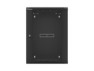 Miniatura zdjęcia: Lanberg Szafa Instalacyjna Rack Wisząca 19" 15u 570x600 Szybki Montaż Czarna (Flat Pack)