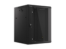 Miniatura zdjęcia: Lanberg Szafa Instalacyjna Rack Wisząca 19" 15u 570x600 Szybki Montaż Czarna (Flat Pack)