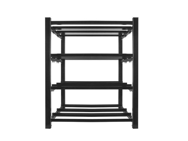 Regał Na Baterie Do UPS 830x650 3 Rzędy 4 Poziomy (12 Półek) Czarny (Flat Pack) Lanberg