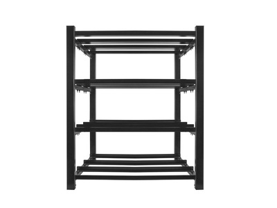 Miniatura produktu: Regał Na Baterie Do UPS 830x650 3 Rzędy 4 Poziomy (12 Półek) Czarny (Flat Pack) Lanberg