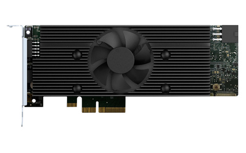 Miniatura produktu: Qnap Mustang-V100-MX8-R10 Karta akceleratora obliczania z 8 x Movidius Myriad X MA2485 VPU, PCIe Gen2 x4, RoHS