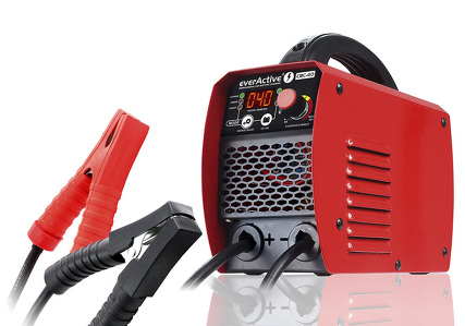 Miniatura produktu: Ładowarka, prostownik samochodowy z rozruchem inwerterowy do akumulatora 12V / 24V everActive (CBC-40) v2