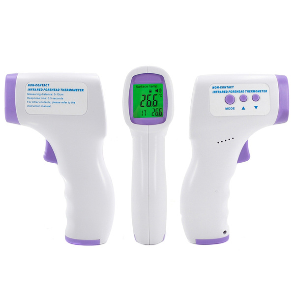 Zdjęcie produktu: Bezdotykowy cyfrowy termometr elektroniczny ES-T01 precyzyjny pirometr na podczerwień lekarski do czoła - uszkodzony