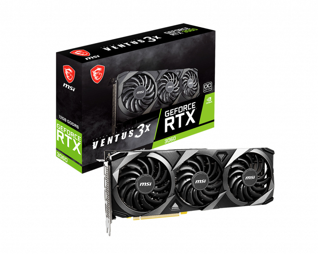 MSI GeForce RTX 3060 VENTUS 3X OC 12GB GDDR6