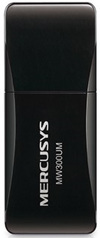 Miniatura zdjęcia: Mercusys MW300UM Mini WiFI N300 USB 2.0 Miniatura zdjęcia: Mercusys MW300UM Mini WiFI N300 USB 2.0