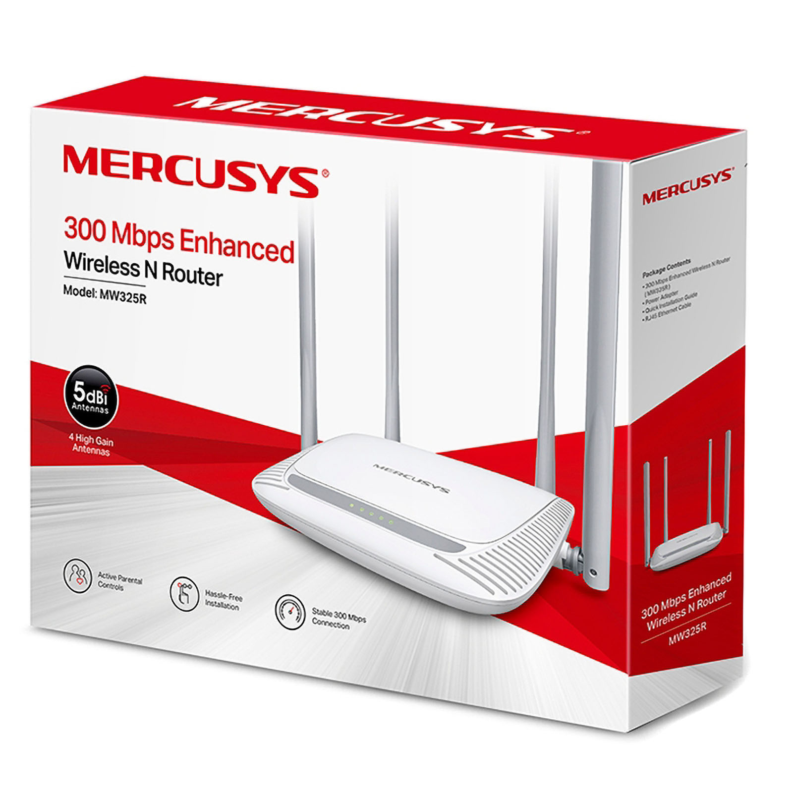 Mercusys Router MW325R WiFi N300 1xWAN 3xLAN Mercusys Router MW325R WiFi N300 1xWAN 3xLAN