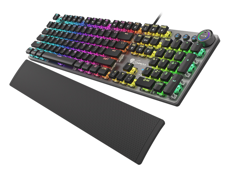Zdjęcie produktu: Klawiatura Mechaniczna Genesis Thor 401 RGB US Layout Brown Switch