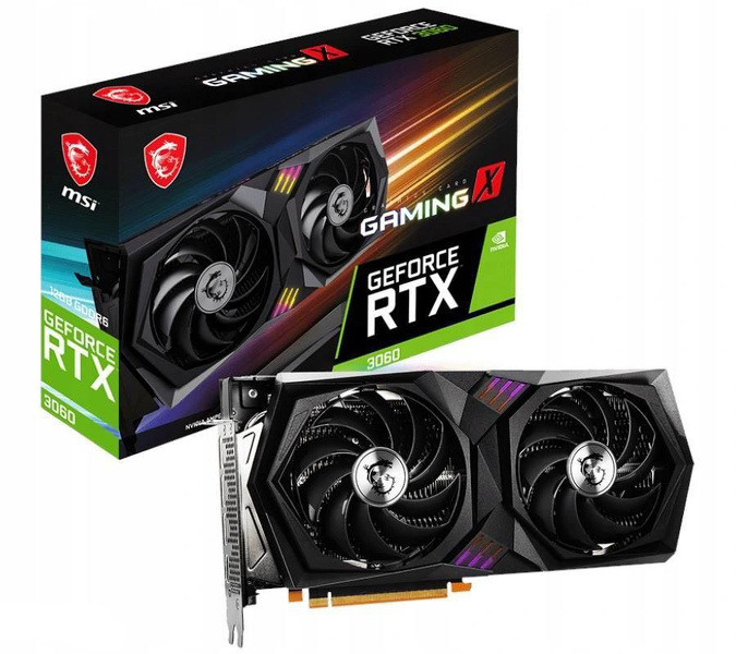 Zdjęcie produktu: MSI GeForce RTX 3060 GAMING X 12GB GDDR6