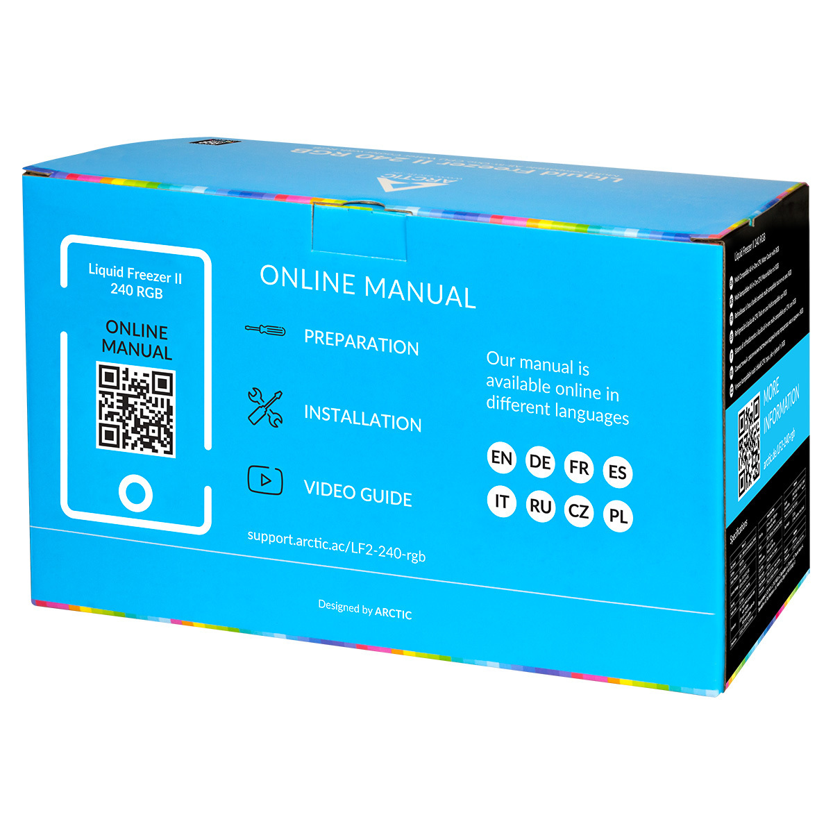 Chłodzenie wodne Arctic Liquid Freezer II 240 RGB Black (ACFRE00098A) Chłodzenie wodne Arctic Liquid Freezer II 240 RGB Black (ACFRE00098A)