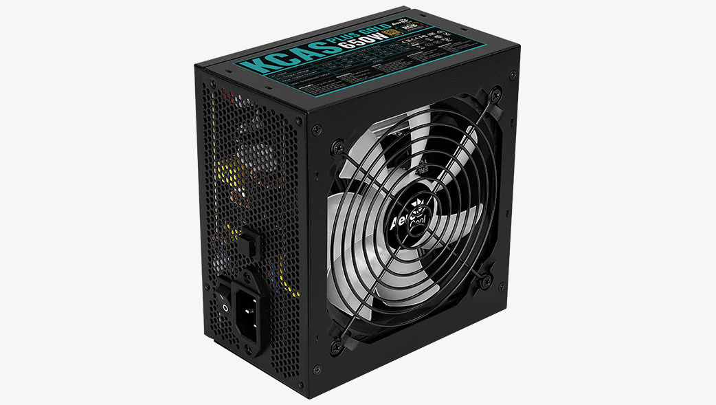 Zasilacz Aerocool KCAS PLUS RGB 80Plus Gold 650W Zasilacz Aerocool KCAS PLUS RGB 80Plus Gold 650W