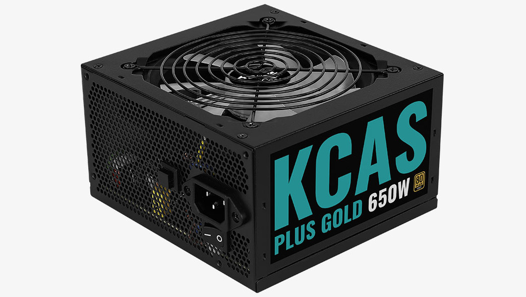 Zdjęcie produktu: Zasilacz Aerocool KCAS PLUS RGB 80Plus Gold 650W Zdjęcie produktu: Zasilacz Aerocool KCAS PLUS RGB 80Plus Gold 650W