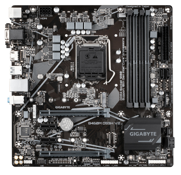 Zdjęcie produktu: Płyta główna Gigabyte B460M DS3H V2 DDR4 LGA1200