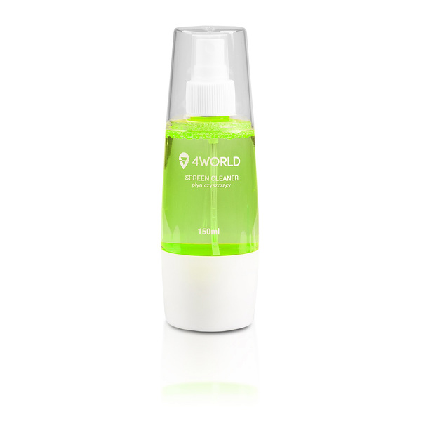 Zdjęcie produktu: 4World Zestaw czyszczący 150ml, ściereczka 20x 20cm, zielony