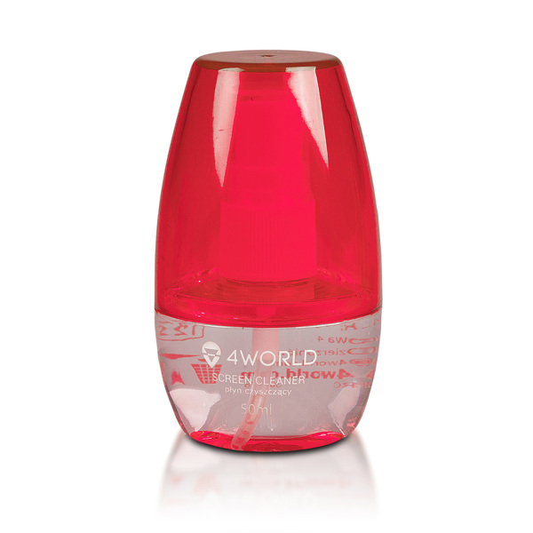 Zdjęcie produktu: 4World Zestaw czyszczący 50ml, ściereczka 15x 15cm, różowy