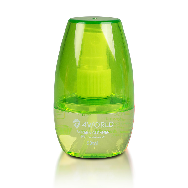 Zdjęcie produktu: 4World Zestaw czyszczący 50ml, ściereczka 15x 15cm, zielony