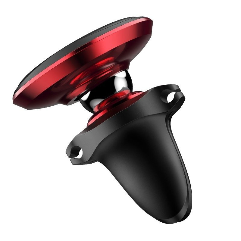 Samochodowy uchwyt magnetyczny do telefonu Baseus Air Vent do kratki - czerwony (SUGX-A09)