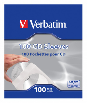 Miniatura produktu: Verbatim Koperta papierowa CD z okienkiem 100 sztuk Miniatura produktu: Verbatim Koperta papierowa CD z okienkiem 100 sztuk
