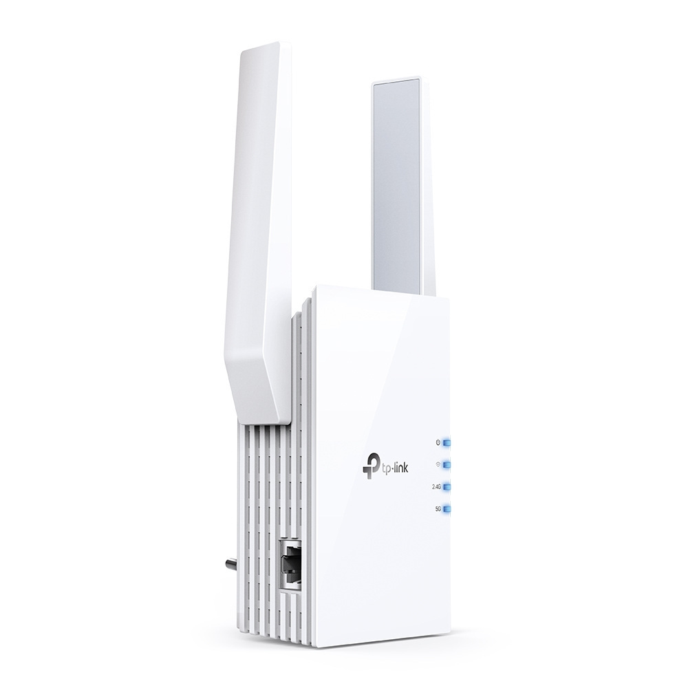 TP-Link RE605X Wireless Range Extender 802.11b/g/n/ac/ax AX1800 Wall-Plug Gigabit