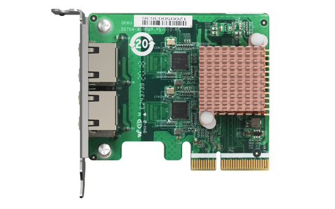 Miniatura produktu: Qnap QXG-2G2T-I225 2 x 2.5GbE 4-speed Network card PC/Server or NAS with a PCIe slot Miniatura produktu: Qnap QXG-2G2T-I225 2 x 2.5GbE 4-speed Network card PC/Server or NAS with a PCIe slot