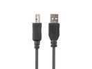 Miniatura zdjęcia: Kabel do drukarki USB-A (M) do USB-B (M) 2.0 Lanberg 1.8m Ferryt Czarny
