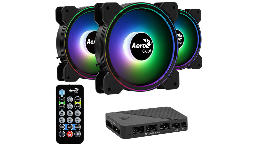 Aerocool PGS Saturn 12F ARGB PRO 3szt.