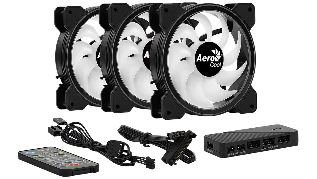 Zdjęcie produktu: Aerocool PGS Saturn 12F ARGB PRO 3szt.