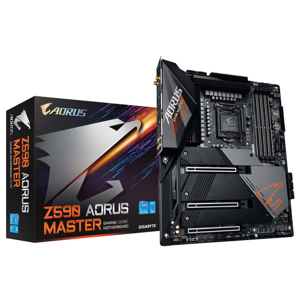 Zdjęcie produktu: Płyta główna Gigabyte Z590 AORUS MASTER DDR4 LGA1200 Zdjęcie produktu: Płyta główna Gigabyte Z590 AORUS MASTER DDR4 LGA1200