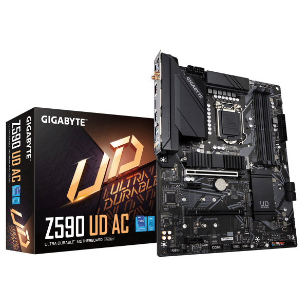 Zdjęcie produktu: Płyta główna Gigabyte Z590 UD AC DDR4 LGA1200 Zdjęcie produktu: Płyta główna Gigabyte Z590 UD AC DDR4 LGA1200