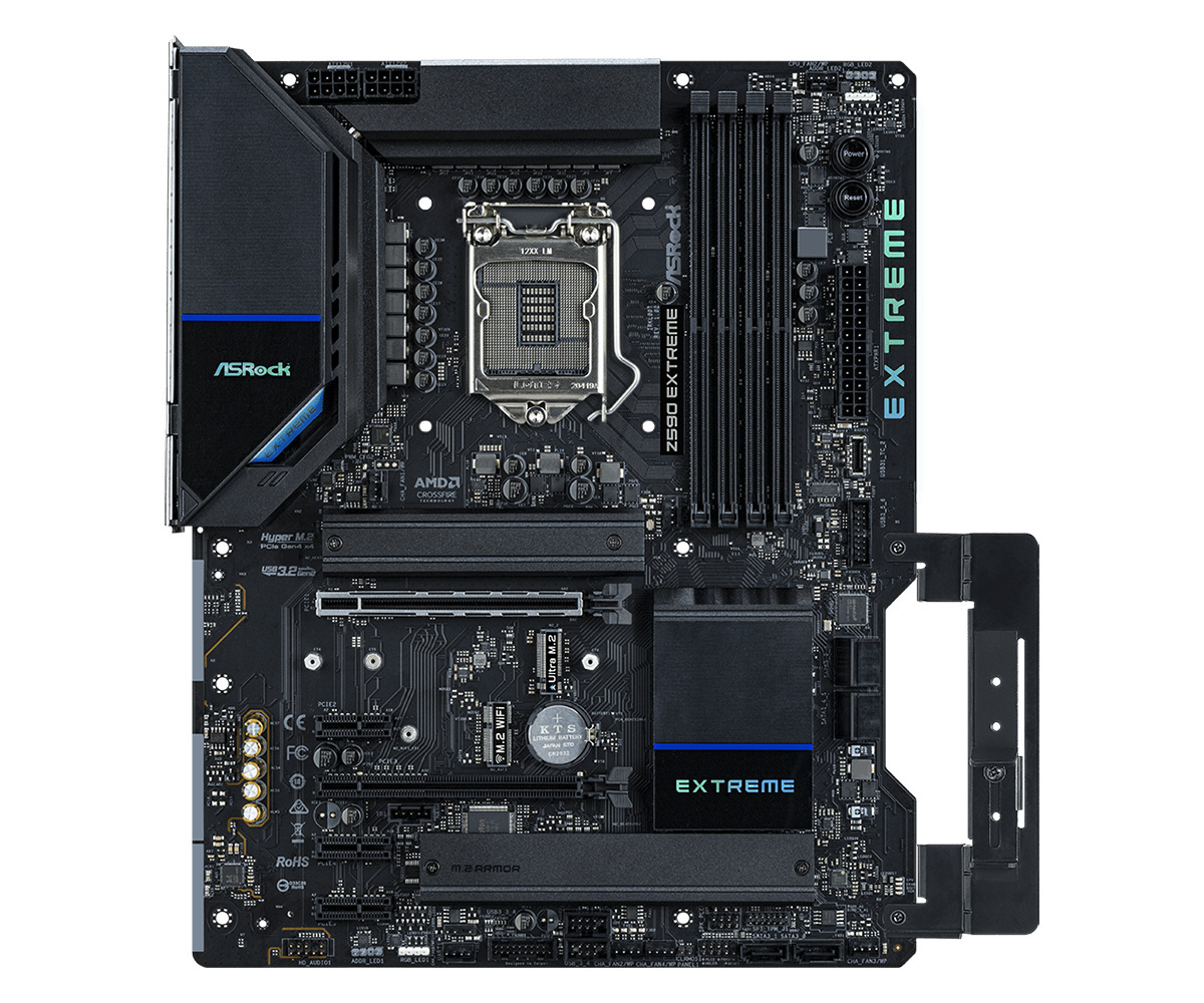 Płyta główna ASRock Z590 EXTREME DDR4 LGA1200 Płyta główna ASRock Z590 EXTREME DDR4 LGA1200