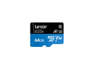Miniatura zdjęcia: Karta Lexar 64GB microSDXC High-Performance 633x UHS-I C10 A1 V30 U3