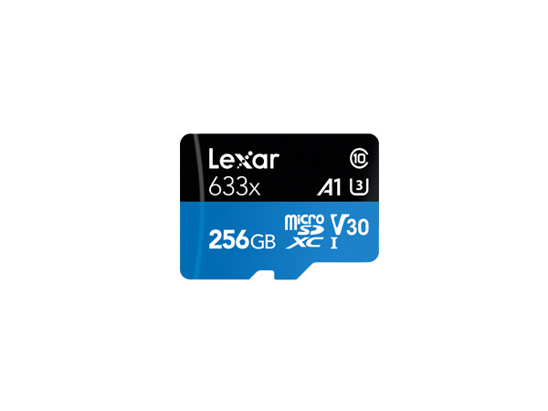 Karta Lexar 256GB microSDXC High-Performance 633x UHS-I C10 A1 V30 U3