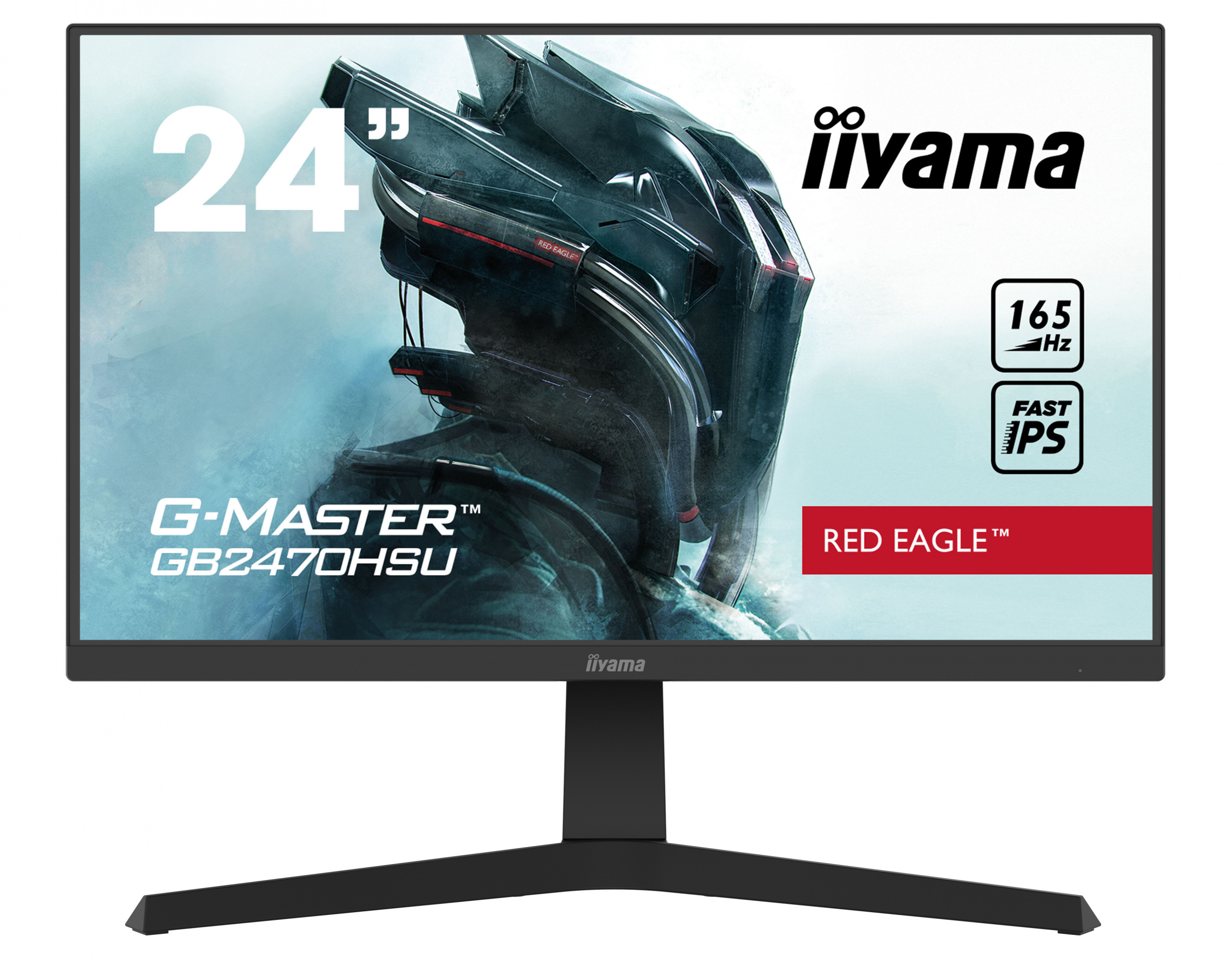 iiyama G-Master GB2470HSU-B1 Red Eagle 24" FHD IPS 165Hz 0.8ms FreeSync PIVOT - z gwarancją iiyama 3 lata - zero martwych pikseli 30 dni iiyama G-Master GB2470HSU-B1 Red Eagle 24" FHD IPS 165Hz 0.8ms FreeSync PIVOT - z gwarancją iiyama 3 lata - zero martwych pikseli 30 dni