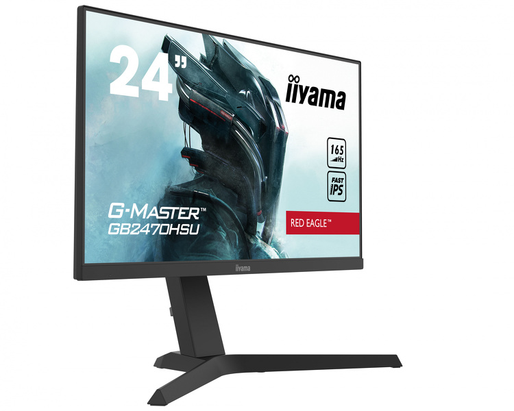 Zdjęcie produktu: iiyama G-Master GB2470HSU-B1 Red Eagle 24" FHD IPS 165Hz 0.8ms FreeSync PIVOT - z gwarancją iiyama 3 lata - zero martwych pikseli 30 dni Zdjęcie produktu: iiyama G-Master GB2470HSU-B1 Red Eagle 24" FHD IPS 165Hz 0.8ms FreeSync PIVOT - z gwarancją iiyama 3 lata - zero martwych pikseli 30 dni