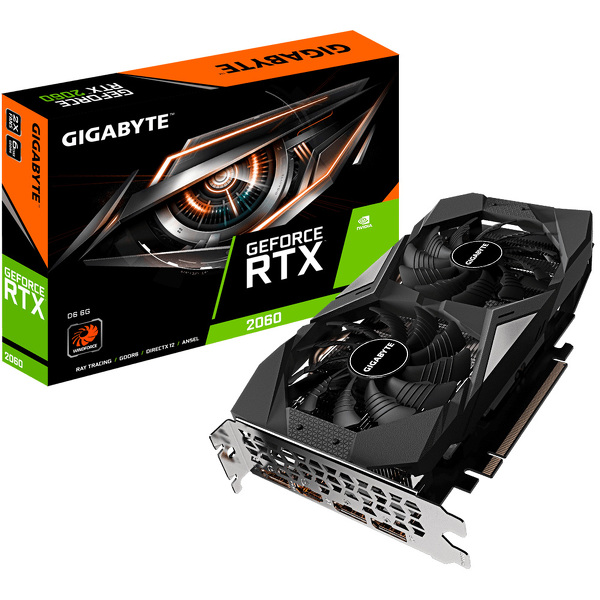 Zdjęcie produktu: Gigabyte GeForce RTX 2060 D6 6GB GDDR6 (GV-N2060D6-6GD)