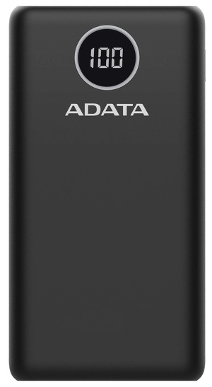 Miniatura produktu: ADATA P20000QCD PowerBank 20000mAh (for smatphones, tablets) QC/PD czarny